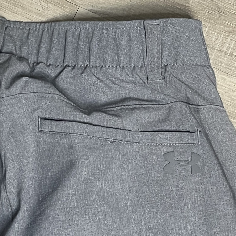 Under Armour Match Play Vented Pants Men's Sz 32x32 Fits 30x32 Gray Performance - Picture 3 of 7